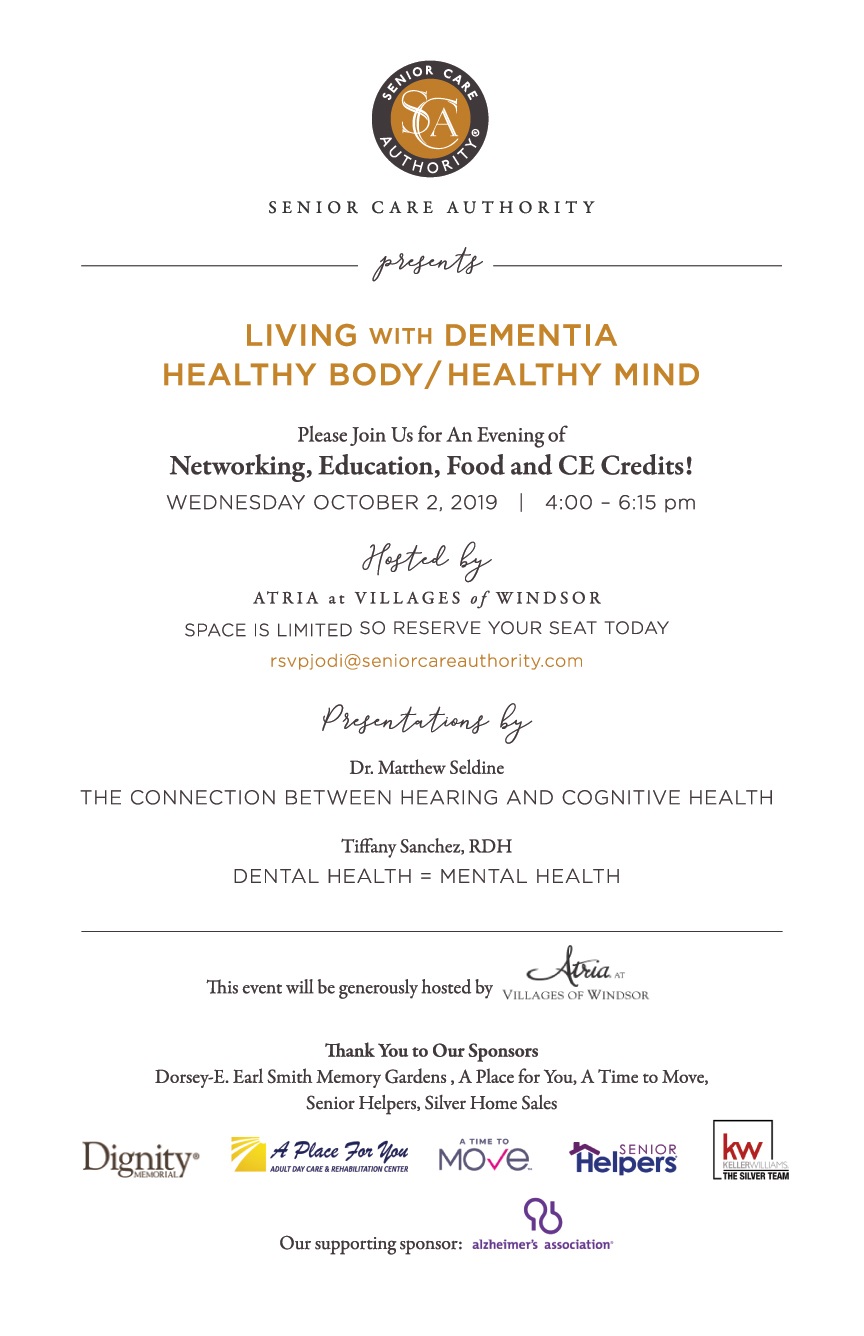 Second Annual Dementia Symposium – Palm Beach County, FL Oct. 2nd 2019