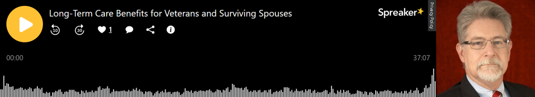 Long-Term Care Benefits for Veterans and Surviving Spouses